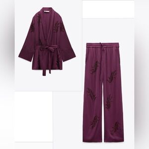 Zara Deep Purple Women's Robe